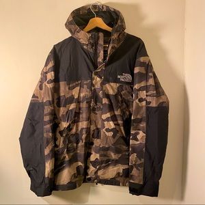 The North Face camo jacket